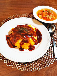 お家でレストラン♪ふわとろオムライス-レシピのメイン写真
