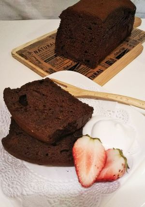 生クリームでWチョコパウンド泡立てVer-レシピのメイン写真