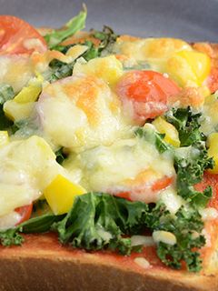 “カリーノケール”のピザトースト-レシピのメイン写真