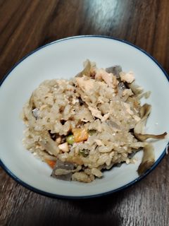 鮭とまいたけとごぼうの炊き込みご飯-レシピのメイン写真