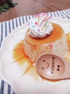 簡単おやつ♡うちのプリン-レシピのメイン写真