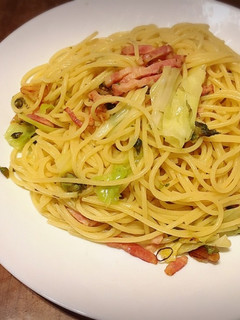ふきのとうのペペロンチーノ-レシピのメイン写真