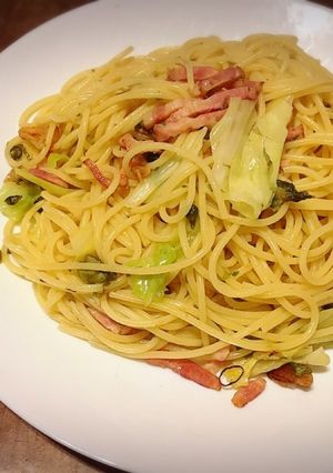 ふきのとうのペペロンチーノ-レシピのメイン写真