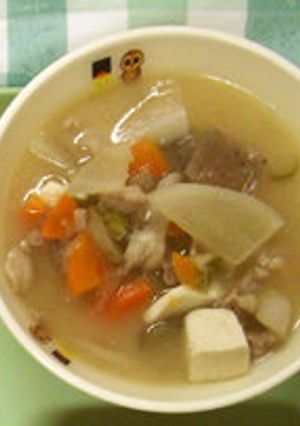 きのこ具沢山けんちん汁＠つくば市学校給食-レシピのメイン写真