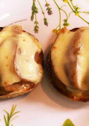 りんごとチーズのオープンマフィン-レシピのメイン写真