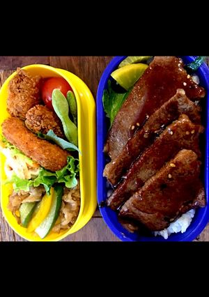 がっつり♡焼肉弁当-レシピのメイン写真