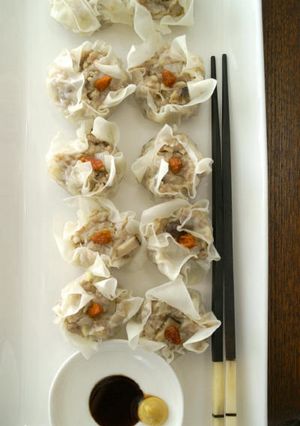 薬膳★きのことホタテ貝柱のシューマイ-レシピのメイン写真