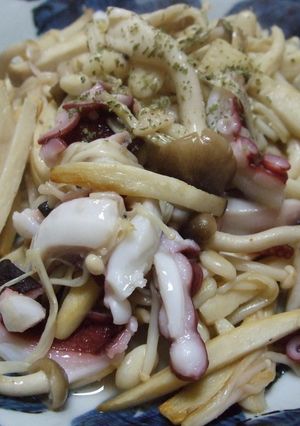 ♪タコときのこのクレイジーソテー♪-レシピのメイン写真