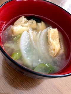 大根ときざみ揚げのお味噌汁☆-レシピのメイン写真