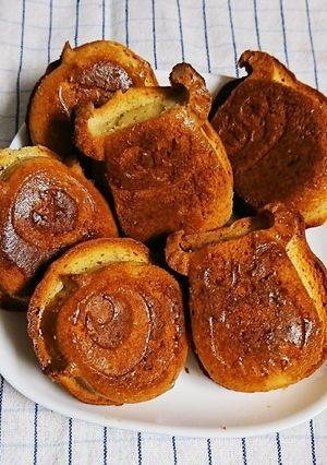モンスターズインク型で珈琲ケーキ♪-レシピのメイン写真