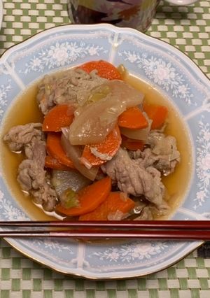 大根、にんじん、豚肉煮 ホットクック版-レシピのメイン写真