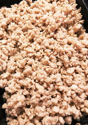 私の鶏そぼろ-レシピのメイン写真