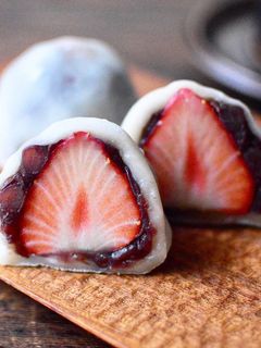 レンジと白玉粉で!簡単いちご大福-レシピのメイン写真