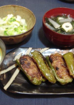 簡単ピーマン肉詰め-レシピのメイン写真