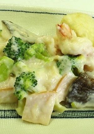 揚げ豆腐の牛乳あんかけ-レシピのメイン写真