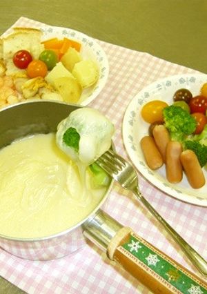 チーズフォンデュ-レシピのメイン写真