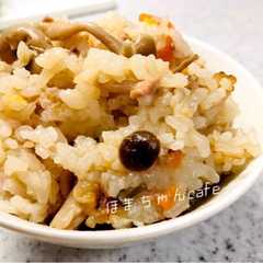 รูปของ 素いらず♪なめ茸de簡単炊き込みご飯