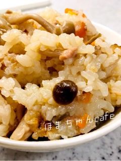 素いらず♪なめ茸de簡単炊き込みご飯-レシピのメイン写真