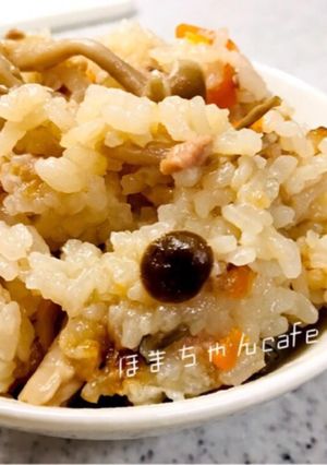 素いらず♪なめ茸de簡単炊き込みご飯-レシピのメイン写真