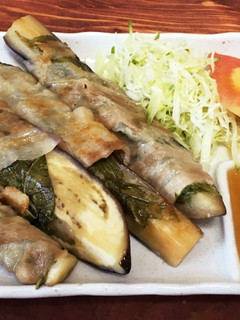 丸々1本♡茄子の大葉豚巻き-レシピのメイン写真