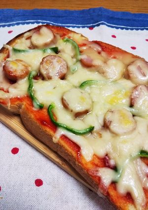 ピザトースト-レシピのメイン写真
