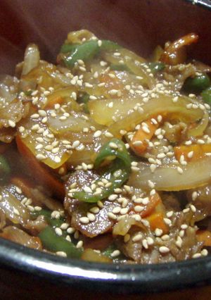 美味☆お野菜たっぷり豚肉のプルコギ丼風☆-レシピのメイン写真