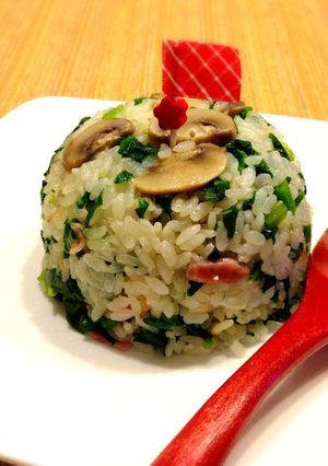 薬膳★マッシュルームとほうれん草のピラフ-レシピのメイン写真