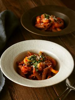 海老とツナのトマトペンネ-レシピのメイン写真