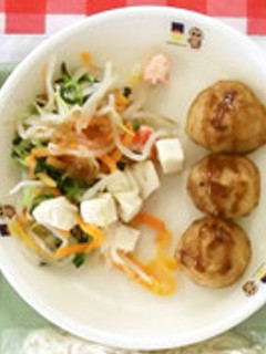 豆腐サラダ@つくば市学校給食-レシピのメイン写真
