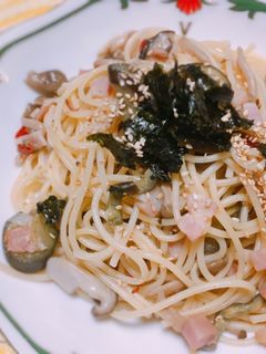 きのこ茄子ベーコンの和風パスタ-レシピのメイン写真