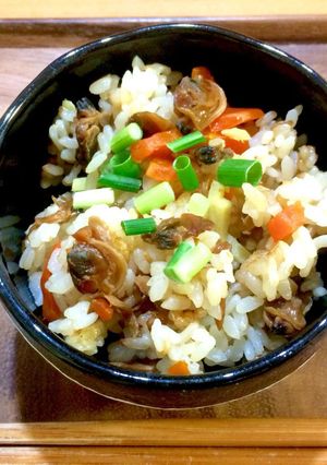 生姜が香るあさりご飯-レシピのメイン写真