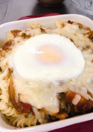 カレーリメイク マカロニチーズカレー-レシピのメイン写真