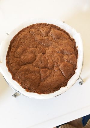 ココアスポンジケーキ-レシピのメイン写真