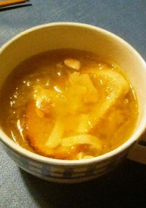 お手軽オニオングラタンスープ-レシピのメイン写真