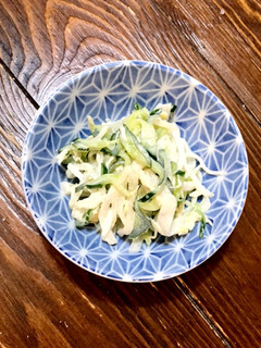 意外! だけど美味しい さきいかサラダ-レシピのメイン写真