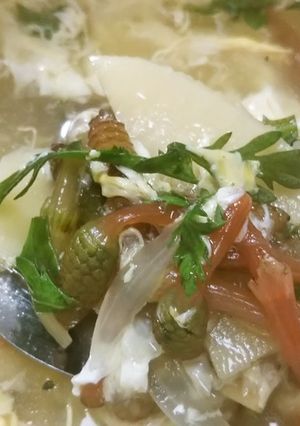 土筆入り中華スープ-レシピのメイン写真
