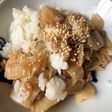 納豆と白菜漬物のチャーハン風