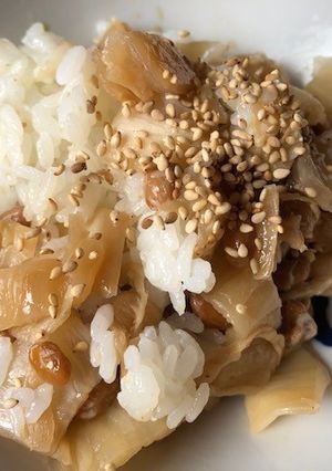 納豆と白菜漬物のチャーハン風-レシピのメイン写真
