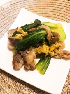 山椒が美味しい♪豚肉と青梗菜の炒めもの-レシピのメイン写真
