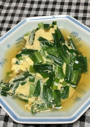 ニラの卵とじ-レシピのメイン写真