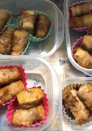 【食費を抑えたい】厚揚げ豚こままき-レシピのメイン写真