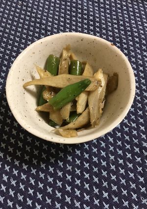 レンジで5分^ ^新ごぼうのきんぴら-レシピのメイン写真