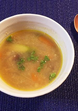 カレー鍋をお掃除！和風カレースープ-レシピのメイン写真