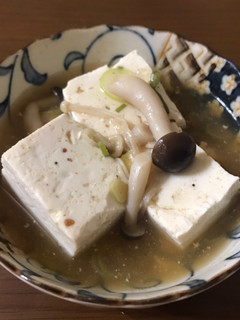 母の豆腐としめじのあんかけ♡-レシピのメイン写真