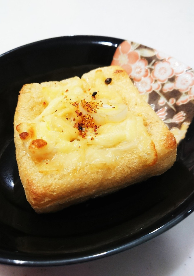 簡単もう1品✨油揚げネギチーズ焼き❤-レシピのメイン写真