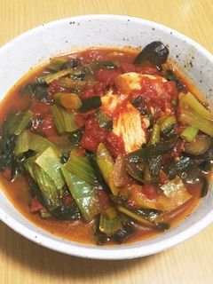 余り野菜と鶏肉のトマト煮-レシピのメイン写真