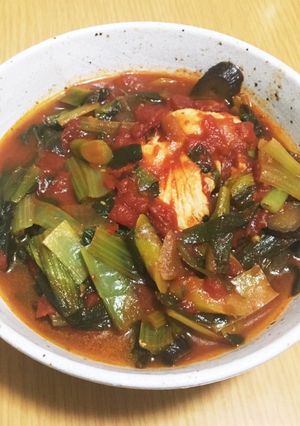 余り野菜と鶏肉のトマト煮-レシピのメイン写真