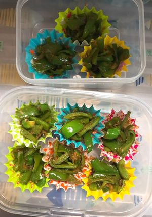 【食費を抑えたい】ピーマン鰹節炒め-レシピのメイン写真
