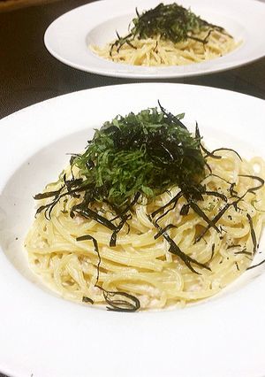 簡単♪「たらこクリームパスタ」-レシピのメイン写真