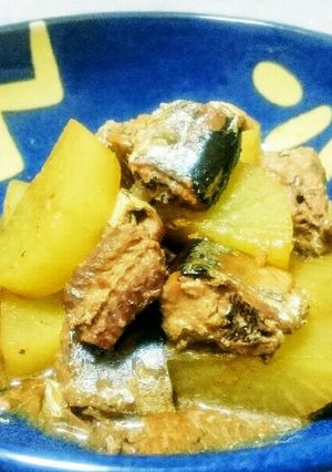 簡単❗時短❗サンマ味噌煮缶の大根煮♪♪♪-レシピのメイン写真